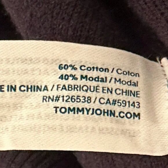 Tommy John Men's Sweater Shawl Button Collar Long Sleeve Navy Blue Size Medium - Picture 4 of 5